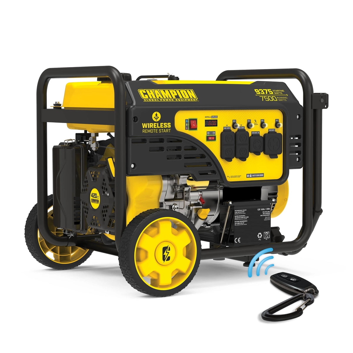 Portable Generator with Wireless Remote Start U659416