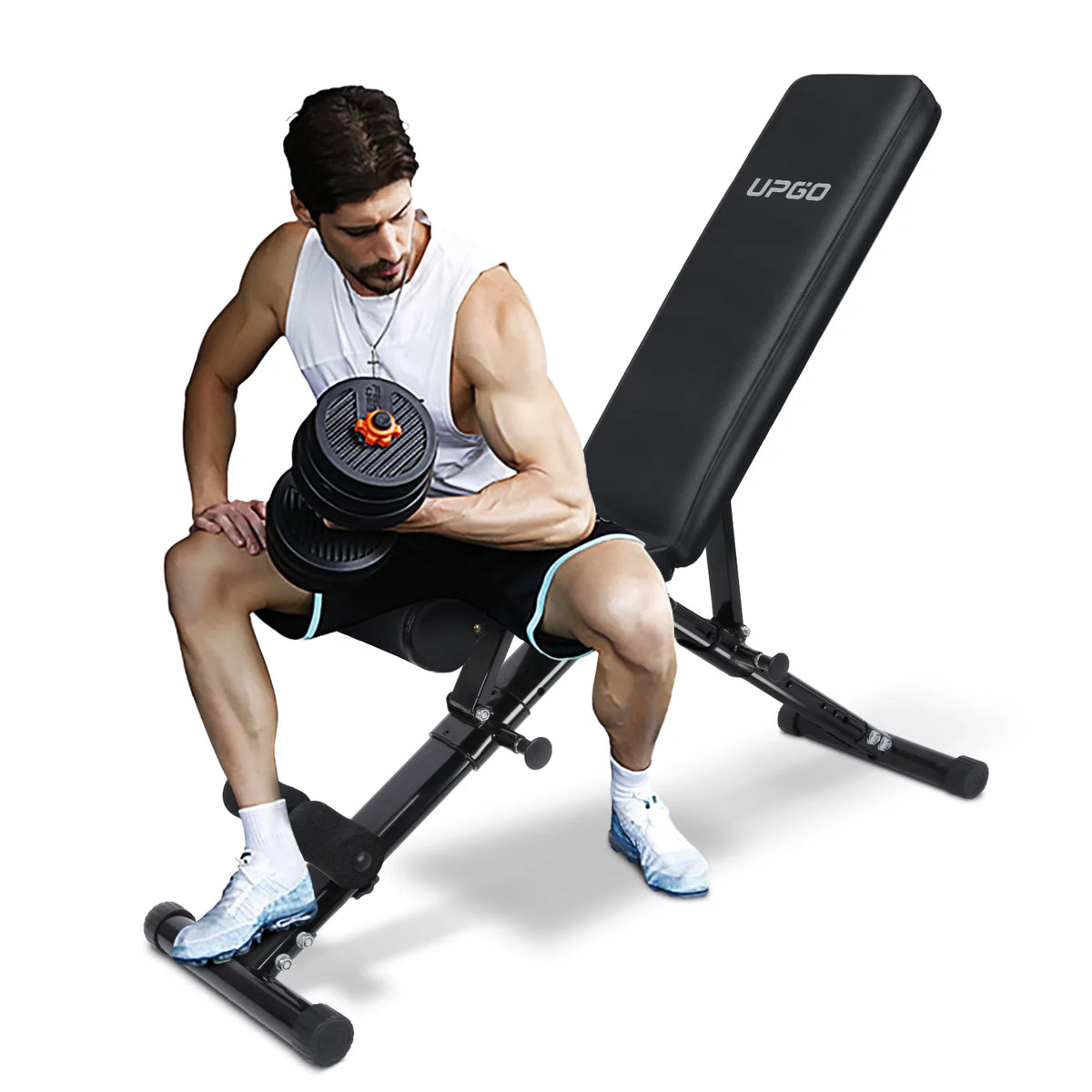Adjustable Weight Bench 660lbs Capacity Foldable B199415