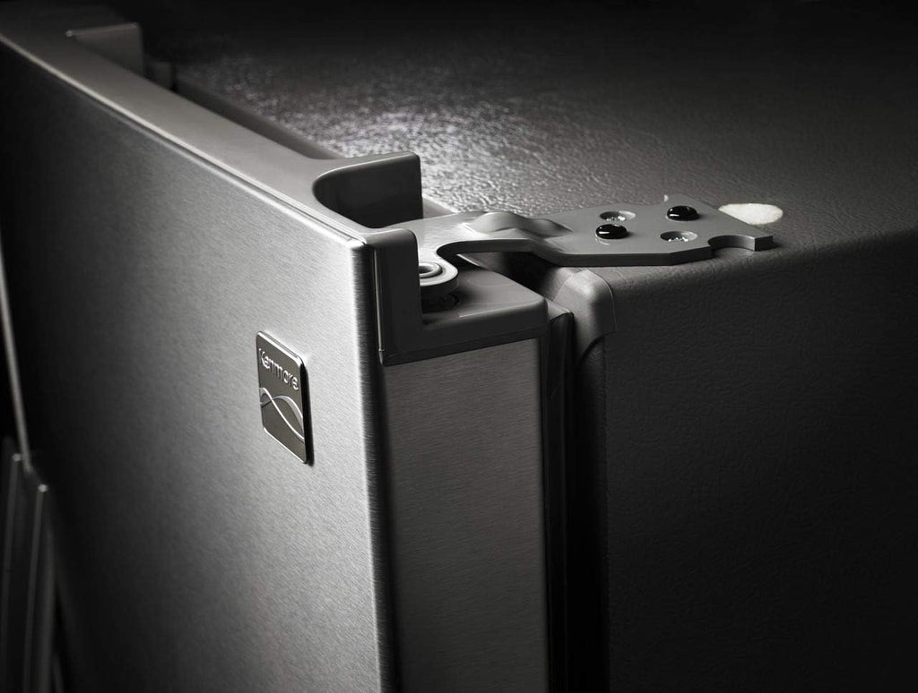 36 Side-by-Side Refrigerator and Freezer with 25 Cubic Ft. Total Capacity, Stainless Steel M864