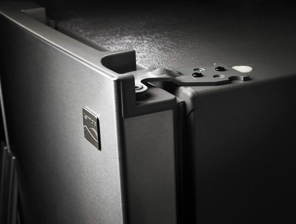 36 Side-by-Side Refrigerator and Freezer with 25 Cubic Ft. Total Capacity, Stainless Steel M864