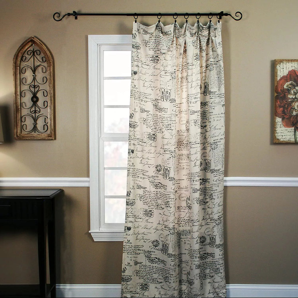 Crushed Taffeta Curtain Panel V935259