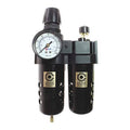 3/4x22 F/R & Lubricator with Auto Drain, Gauge Q702501
