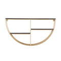 Gold Metal Decorative Wall Shelf W33693
