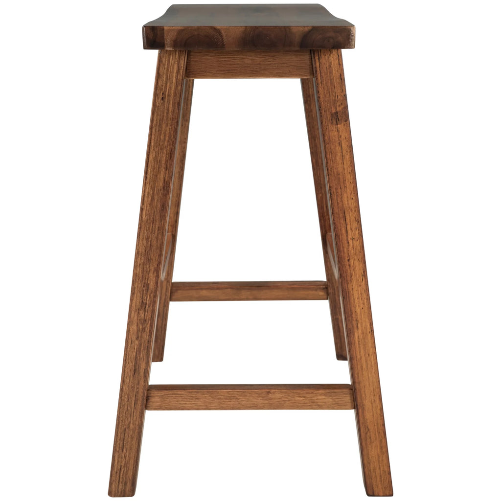Set of 2 Solid Wood Counter-Height Stools K878