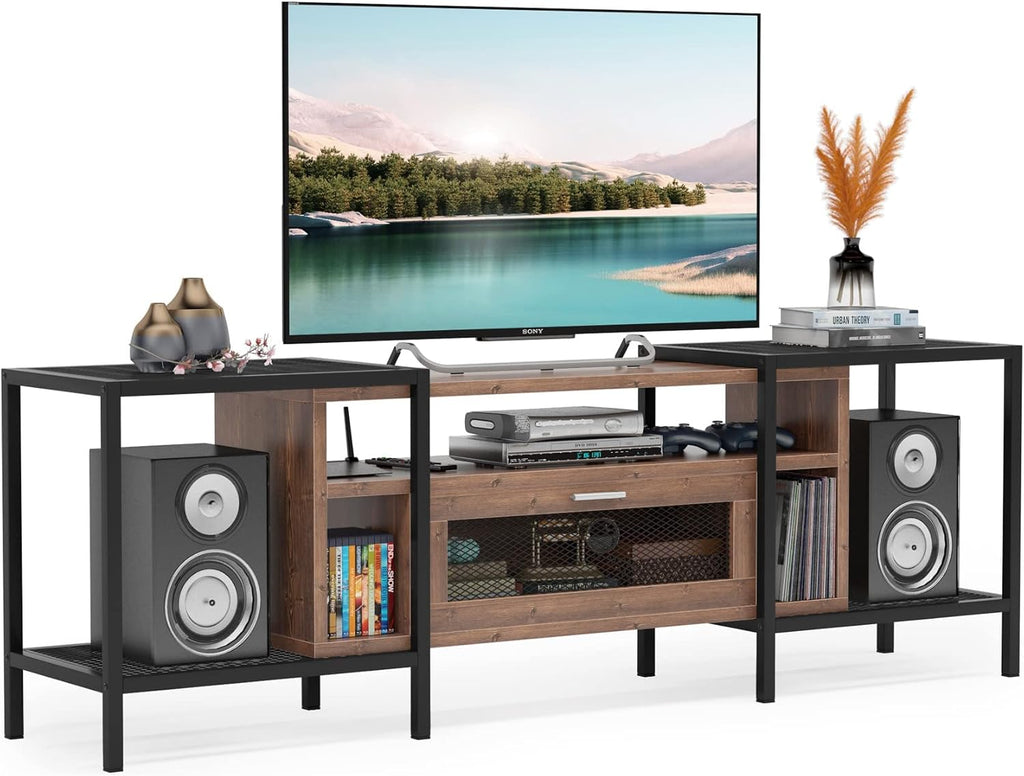 75 Inch TV Stand with Storage and Shelves M27902