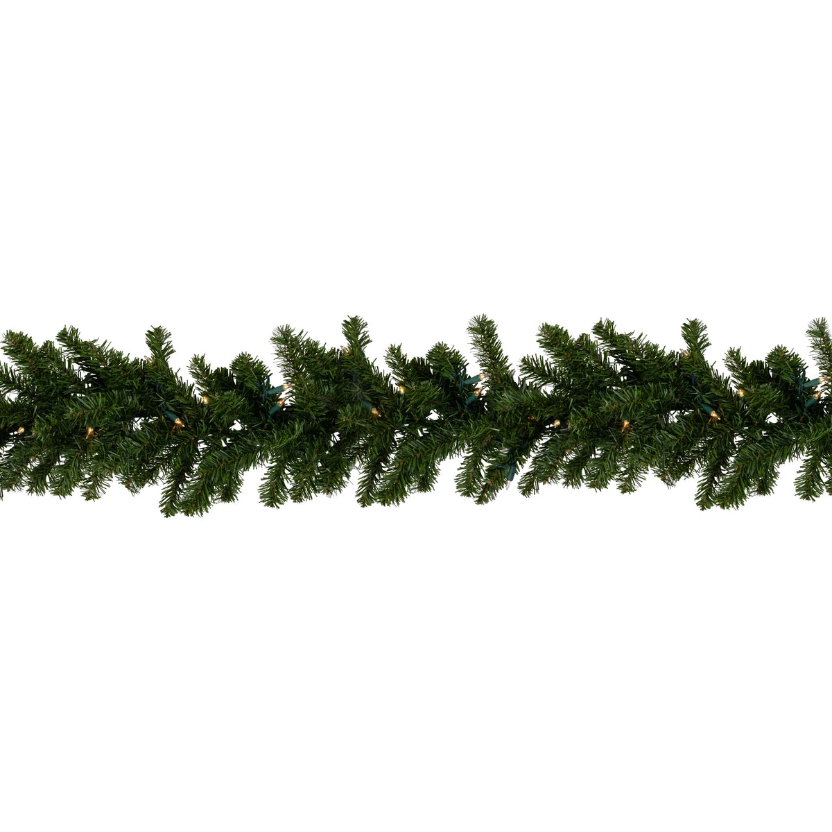50' Prelit Artificial Christmas Garland with Clear Lights F617