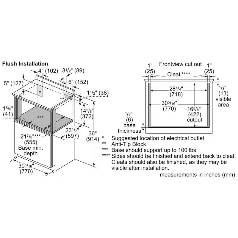 Built-In Drawer Microwave with Sensor Cooking U444