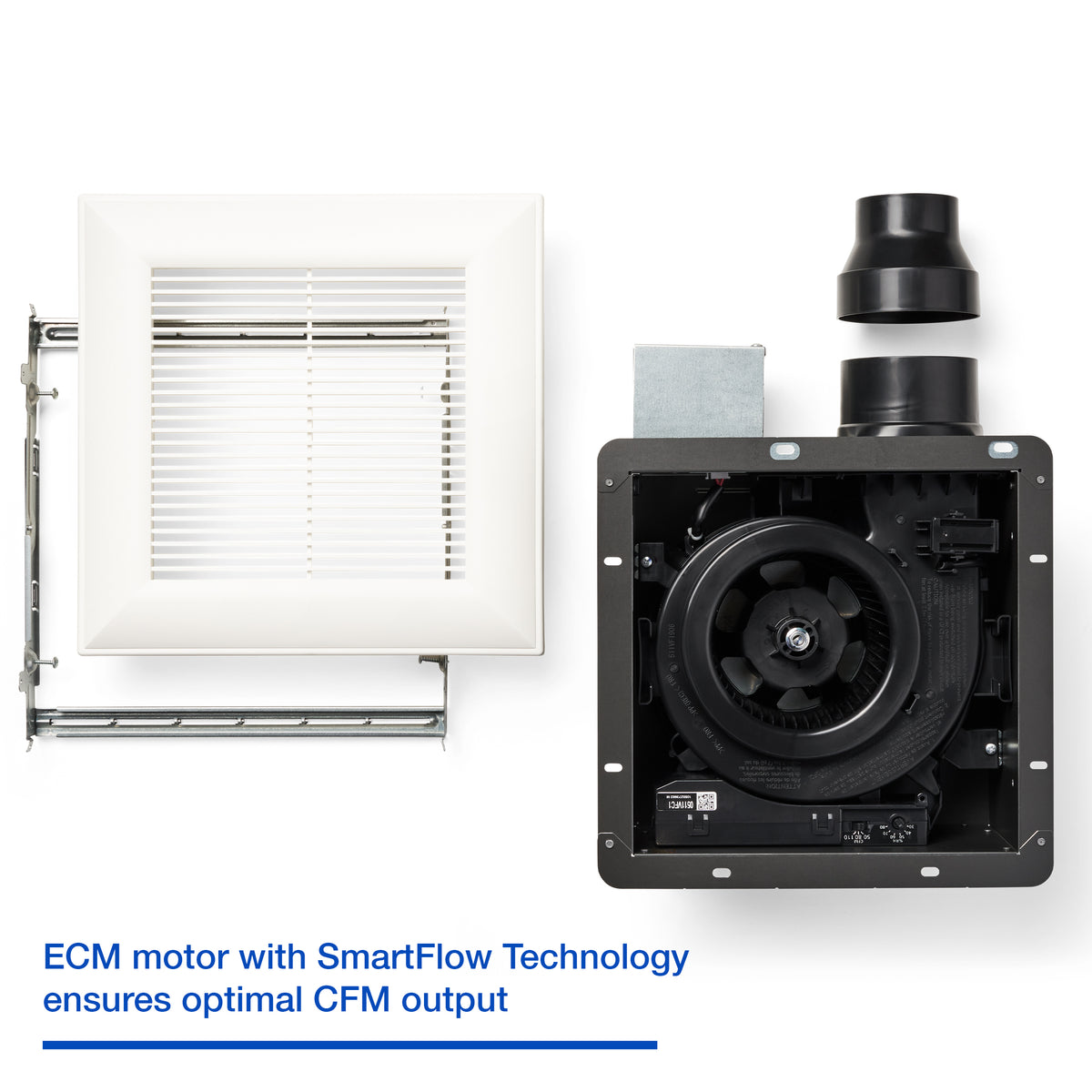 Quiet Ceiling Mount Ventilation Fan with Condensation Sensor G256