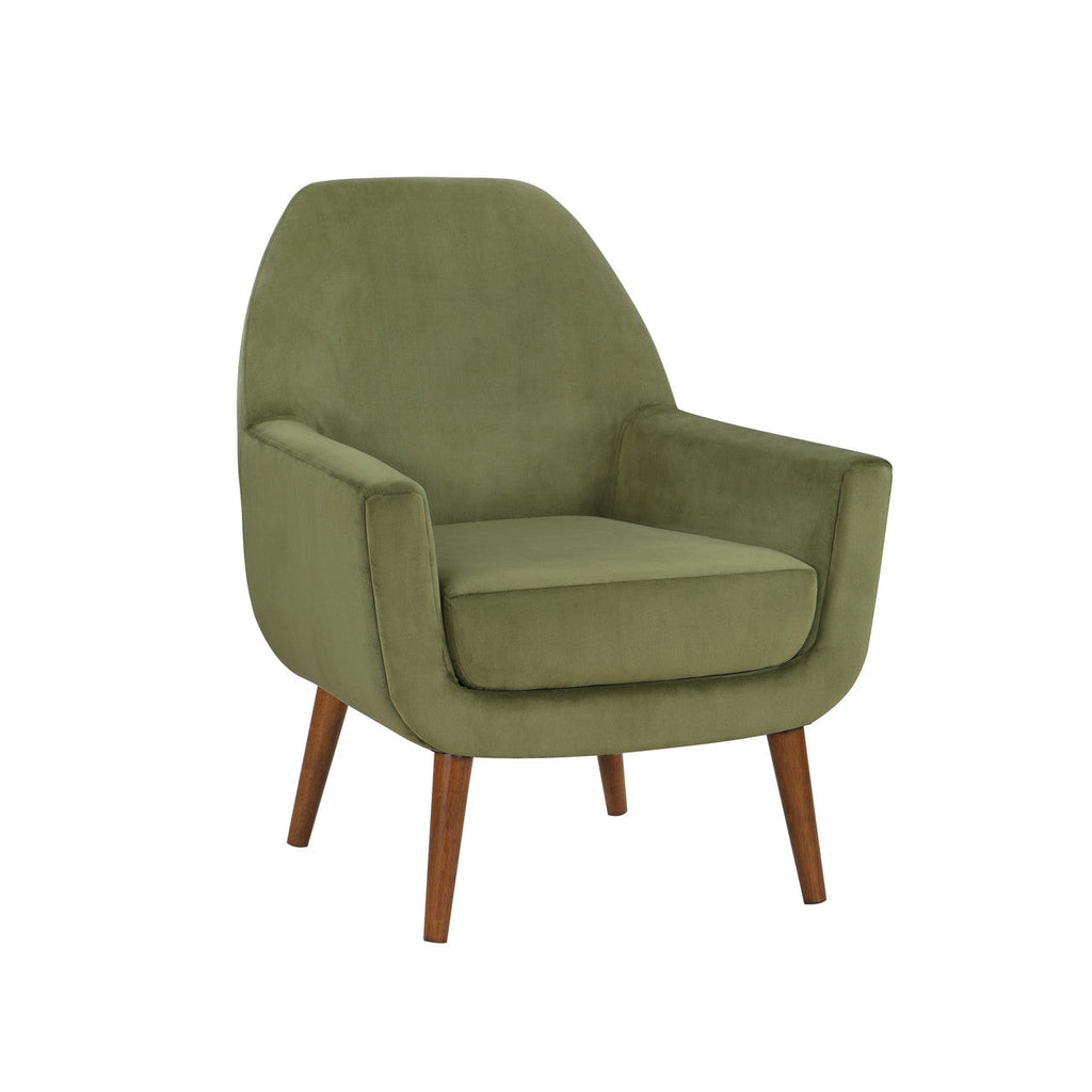 Green Velvet Arm Chair N306