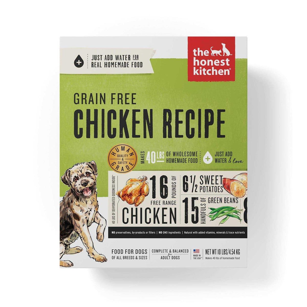 Dehydrated Grain Free Chicken Dog Food B373657