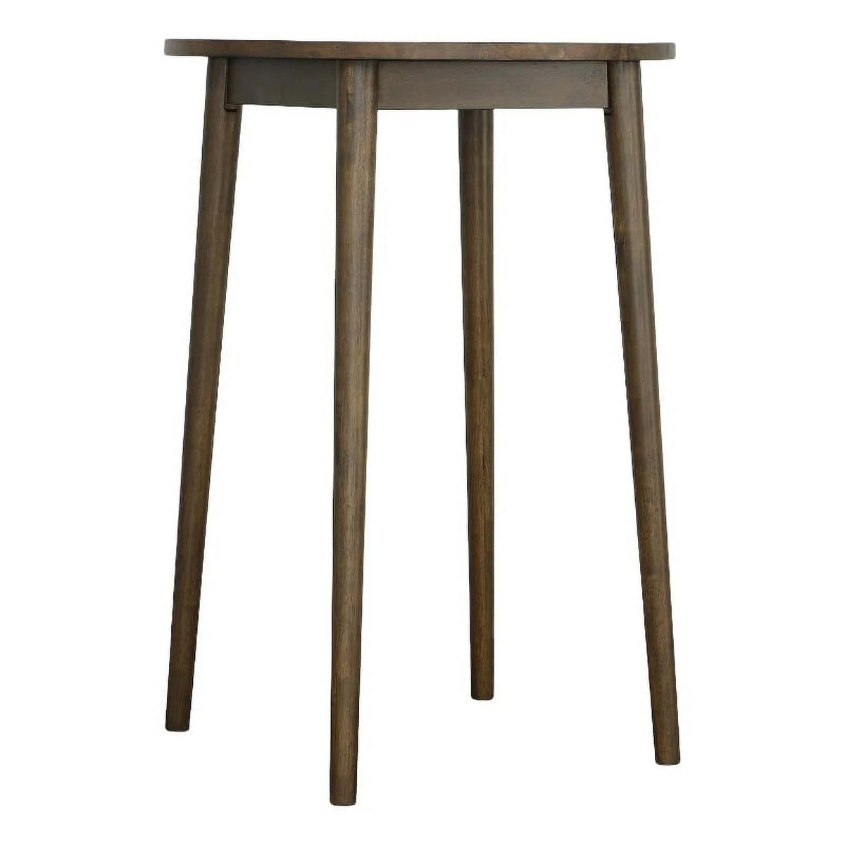 Wood Round Bar/Pub Table in Walnut Brown N9843