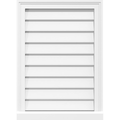 PVC Gable Vent with Brickmould G329
