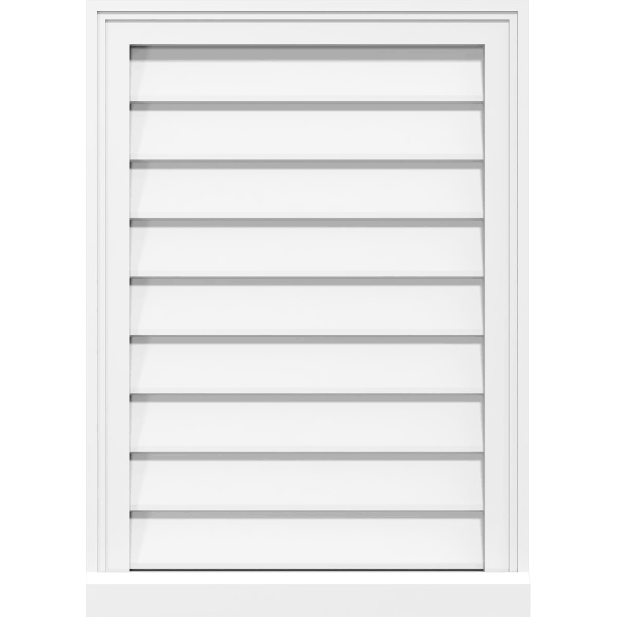 PVC Gable Vent with Brickmould G329
