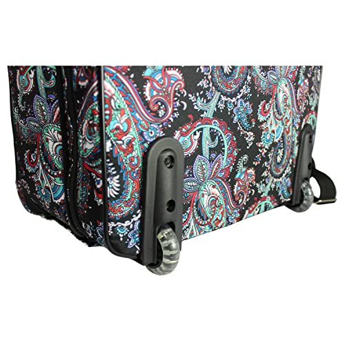 Women's Fashion Print Rolling 17" Laptop Case A380439