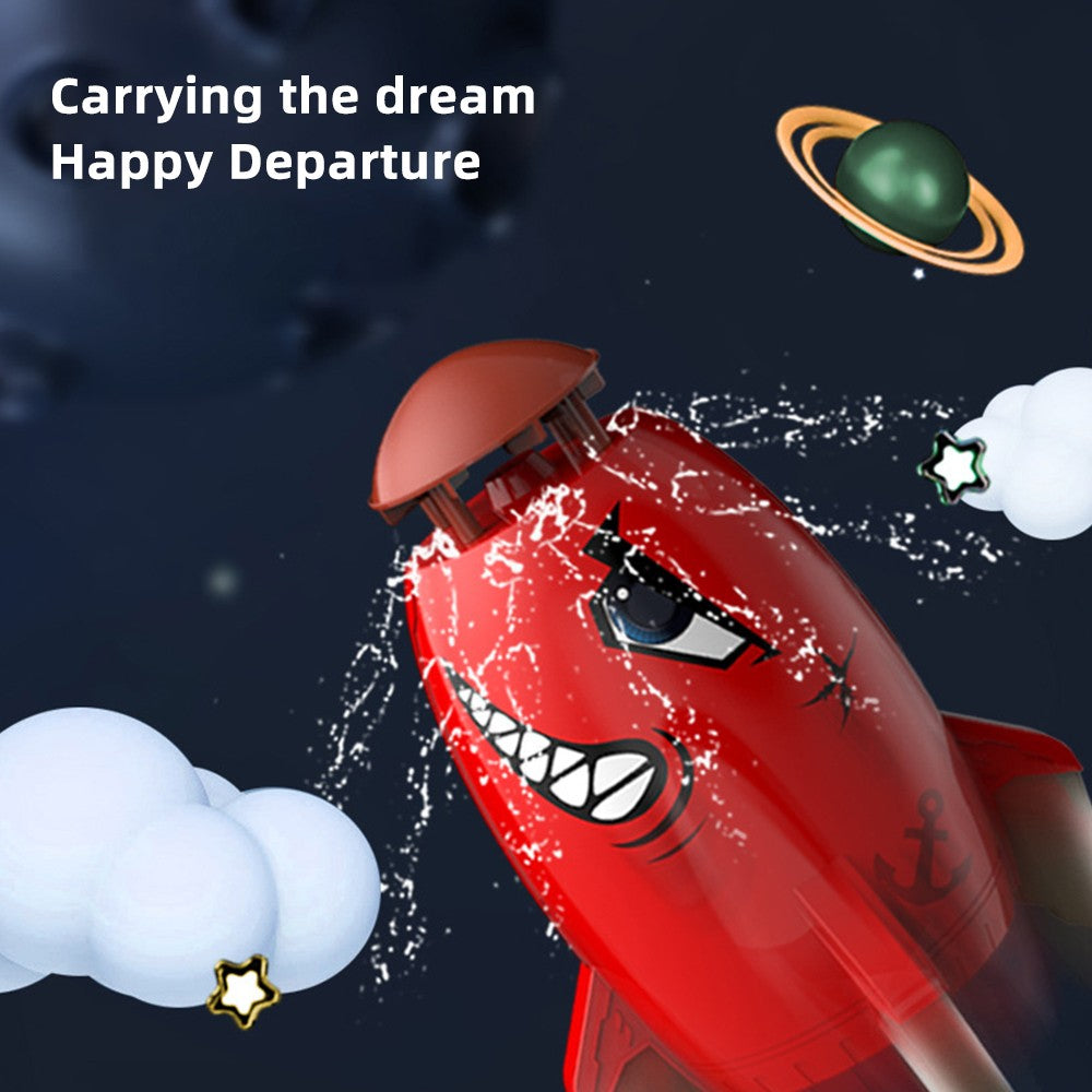 Rocket Water Sprinkler Toy for Garden Hose V6180