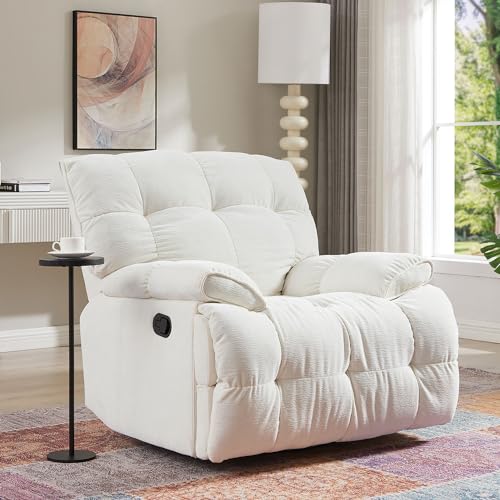 Yellow Soft Fabric Swivel Rocker Recliner Chair J93600