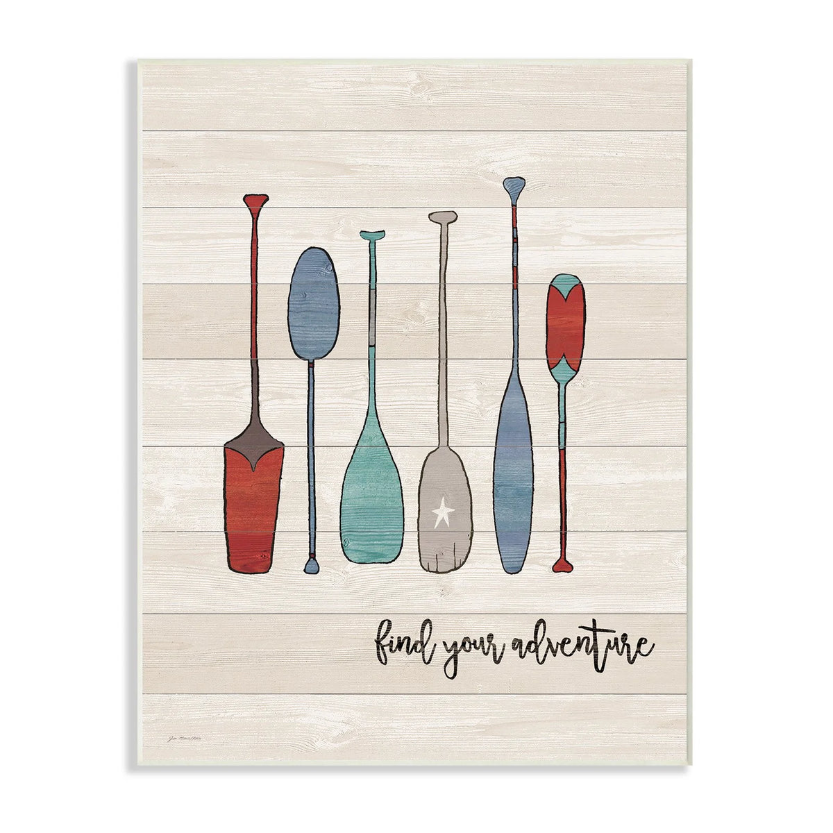 Find Your Adventure Canoe Paddles Wall Art O273626