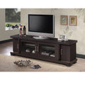 70-Inch Dark Brown Wood TV Cabinet X8711