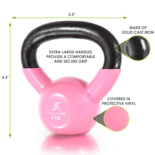 Vinyl Coated Cast Iron Kettlebells F2335