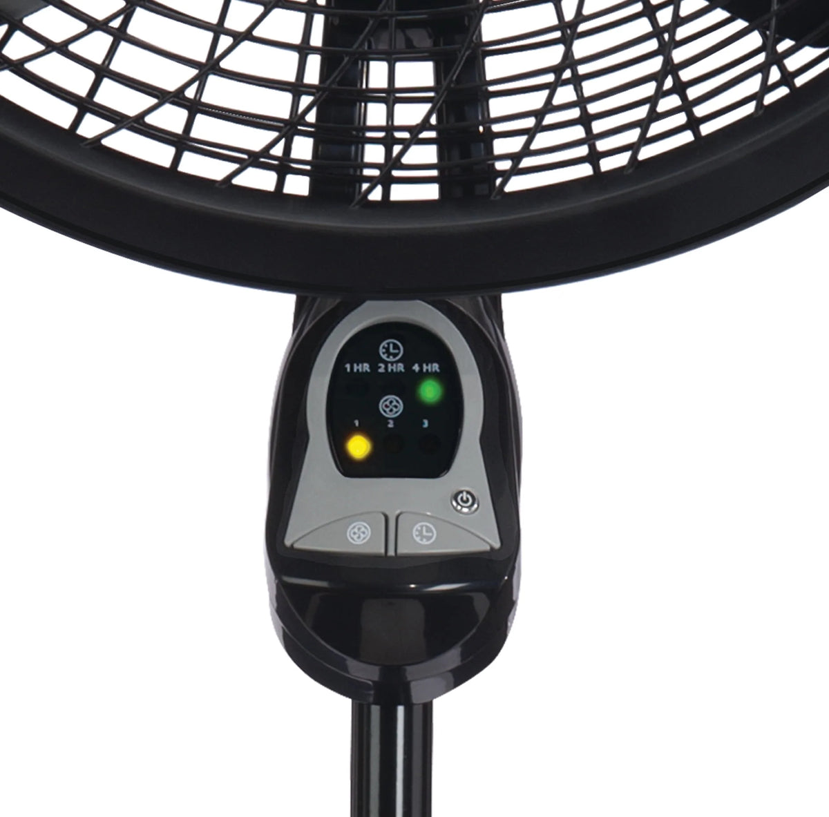 18 Oscillating Pedestal Fan with Remote, 3 Speeds, Black B3468