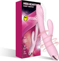 Rabbit Vibrator Dual-Head Dildo Vibrator Massager Waterproof Soft Silicone Wand S89732