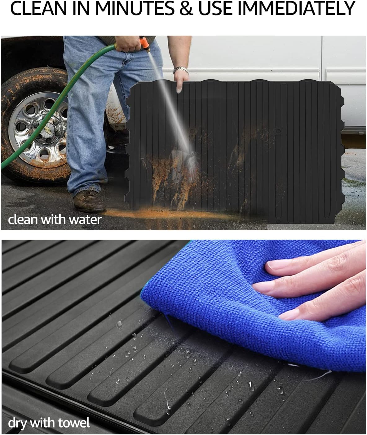 Rubber Bed Liner for Polaris Ranger XP 1000 Crew J53809