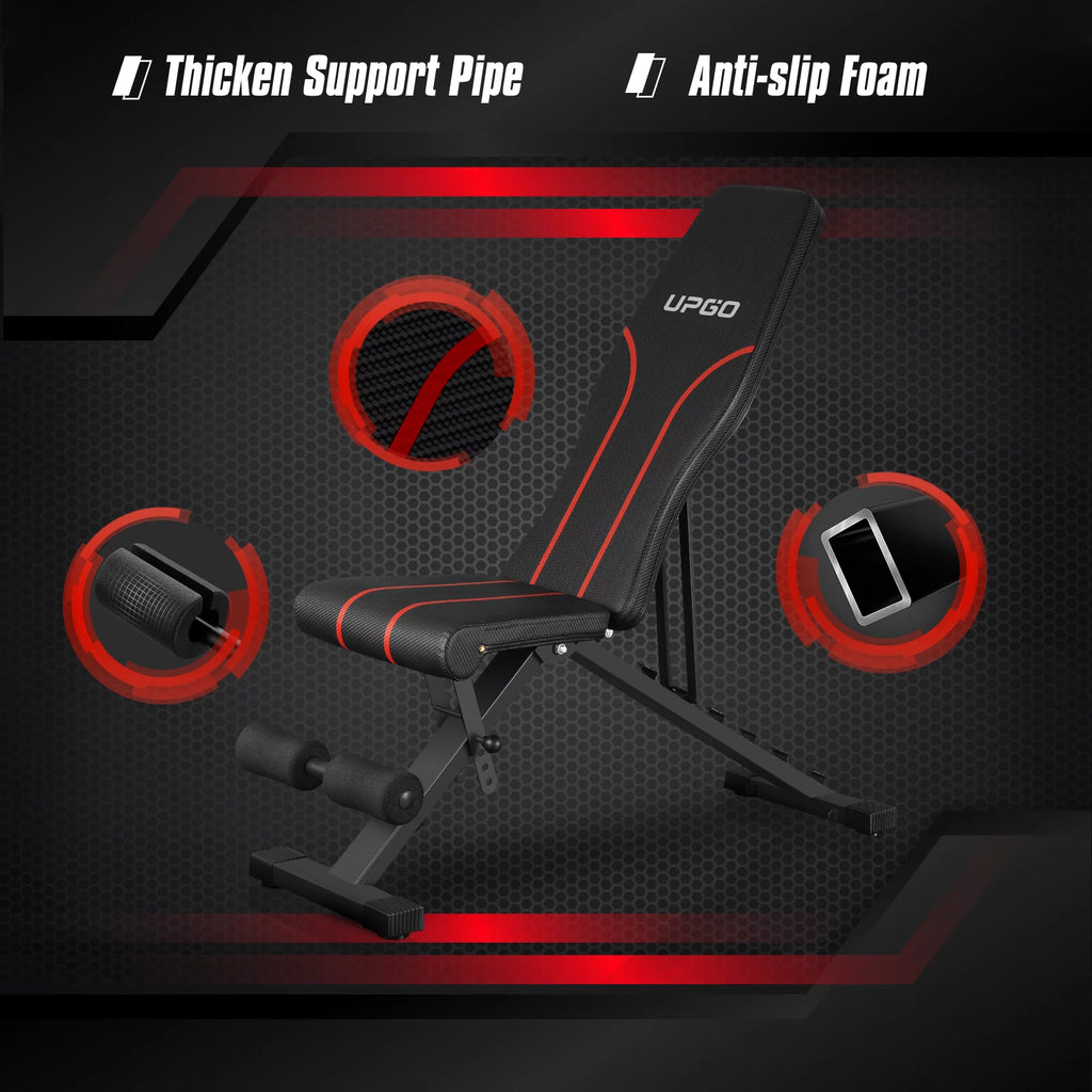 Adjustable Weight Bench 660lbs Capacity Foldable B199415