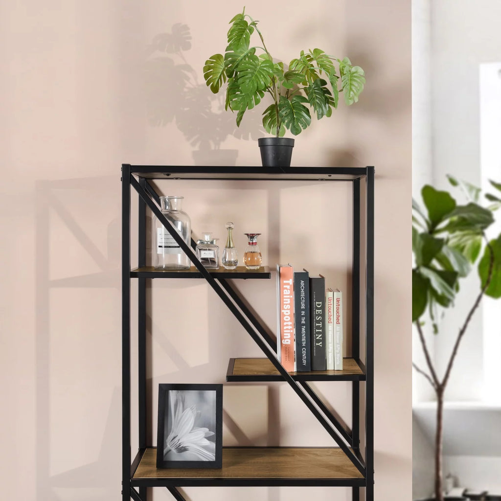 6-Tier Wood Storage Shelf Bookcase K102