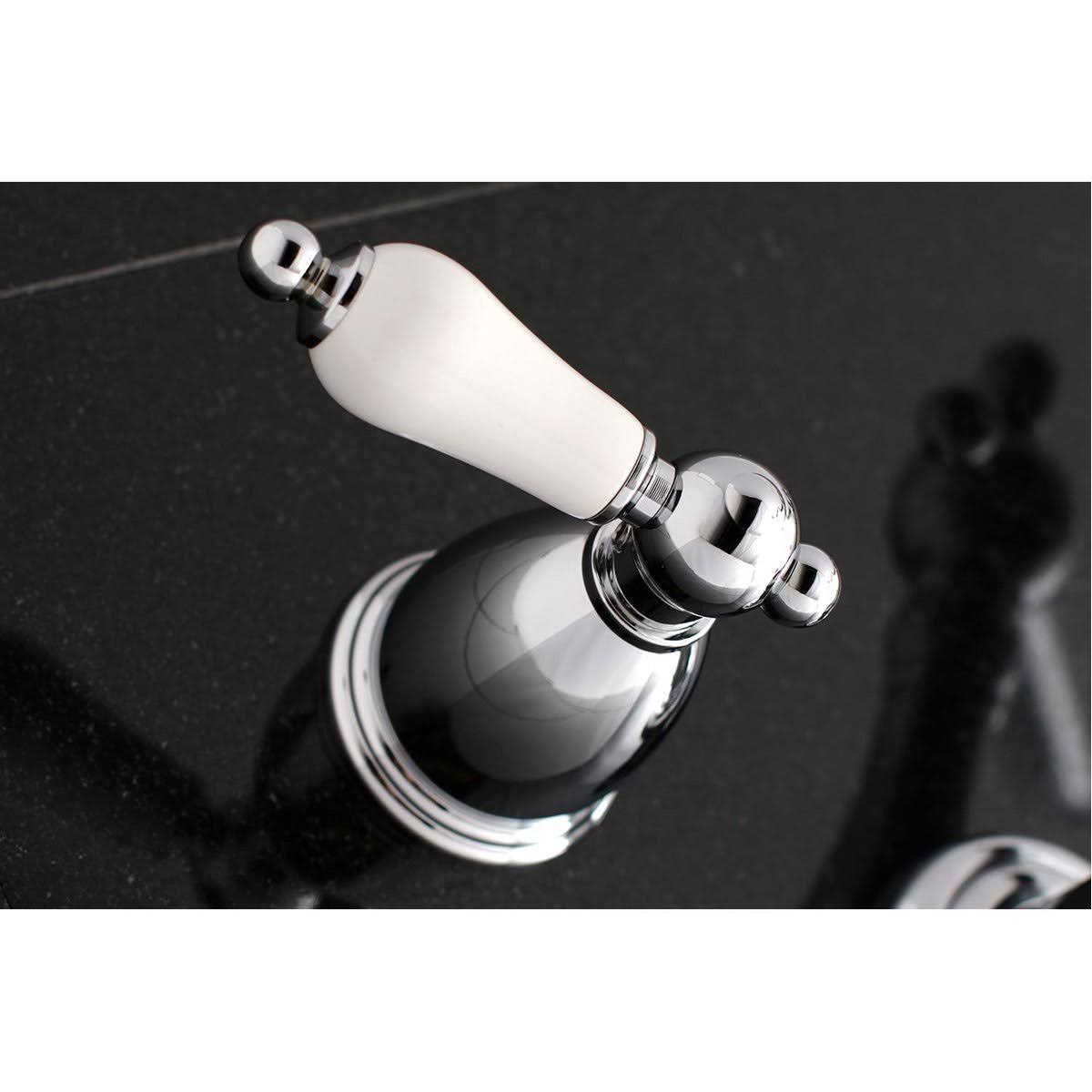 Polished Nickel Wall Mount Tub Filler W424