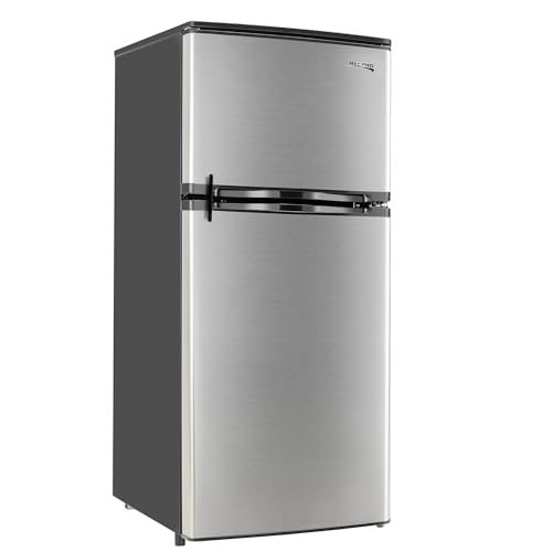 Stainless Steel 12V 2 Door RV Refrigerator 4.4 Cubic Feet K13093
