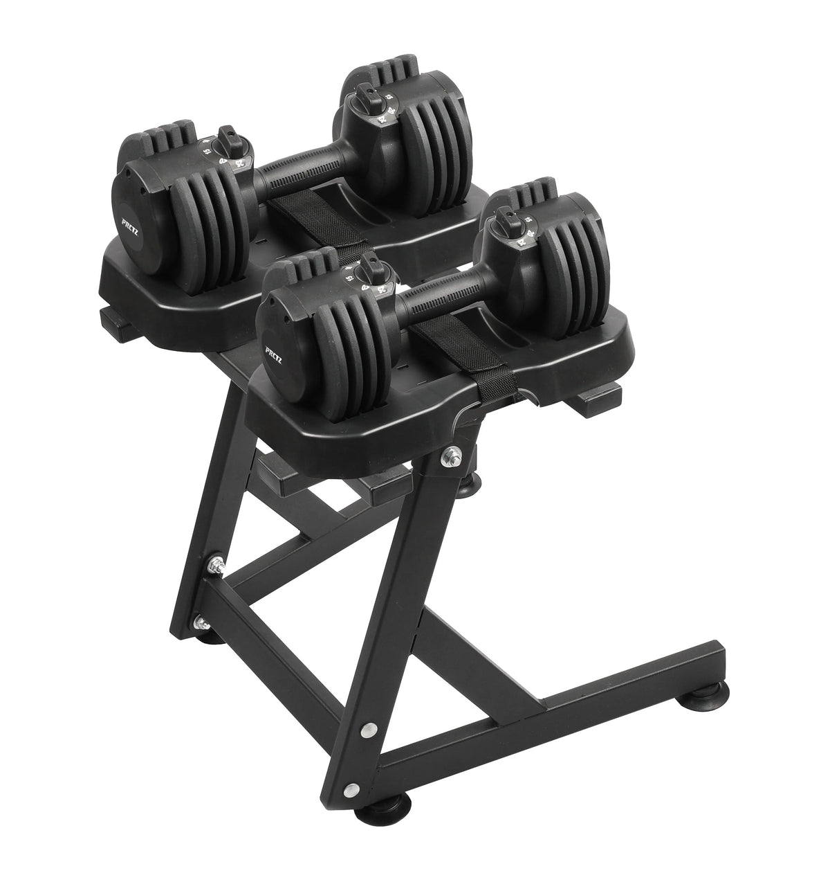 10-30lb Adjustable Dumbbell Pair with Stand J97921