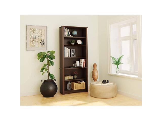 Espresso 6-Shelf Bookcase P3559