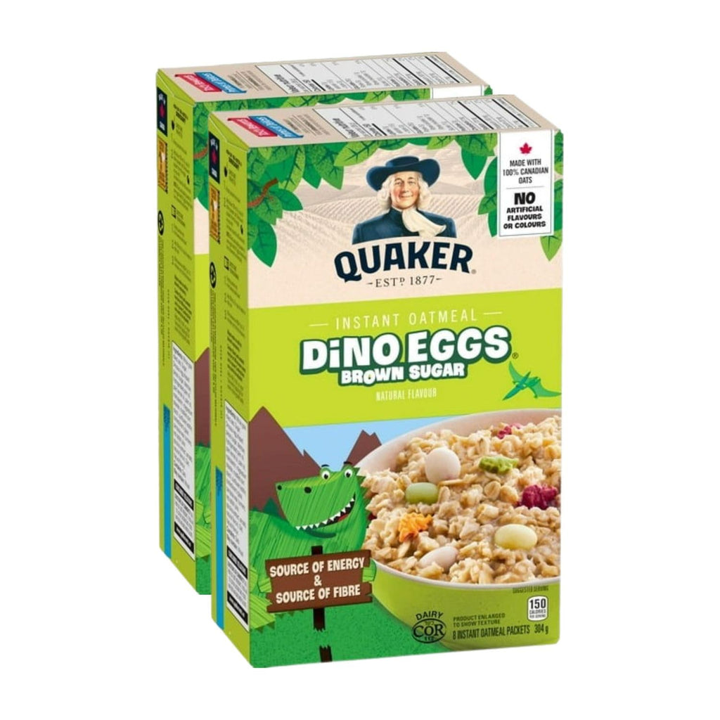 Dino Eggs Brown Sugar Instant Oatmeal, 10.7 oz (Pack of 2) C234019
