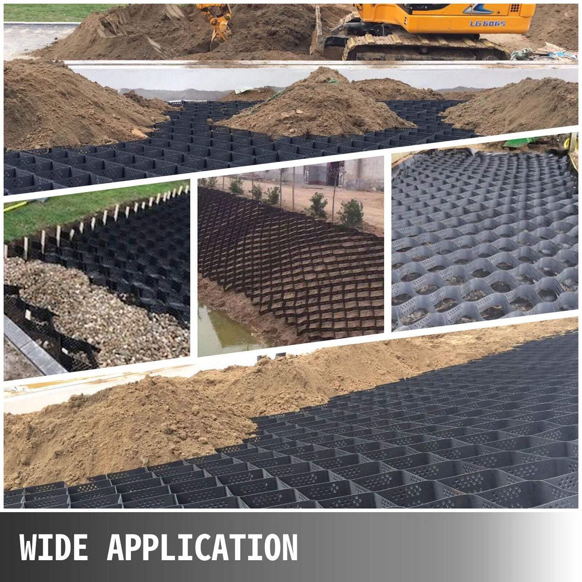 HDPE Geocell Geo Grid Ground Gravel Grid K955