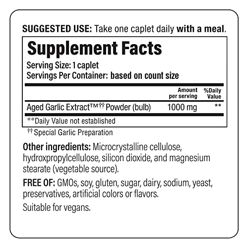 60 Vegan Capsules Aged Garlic Extract W686