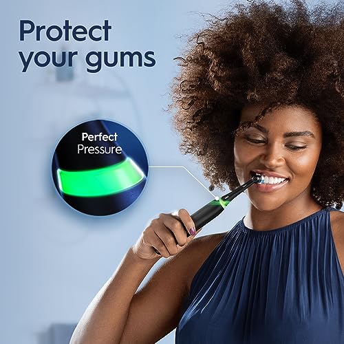 Blue Rechargeable Electric Toothbrush with 2 Brush Heads and Travel Case O861