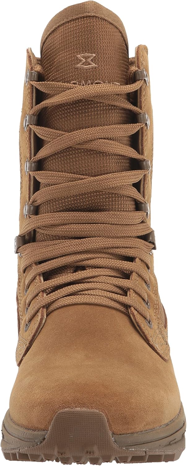 Coyote Suede Leather Combat Boots, Size 14.5 Wide S55955