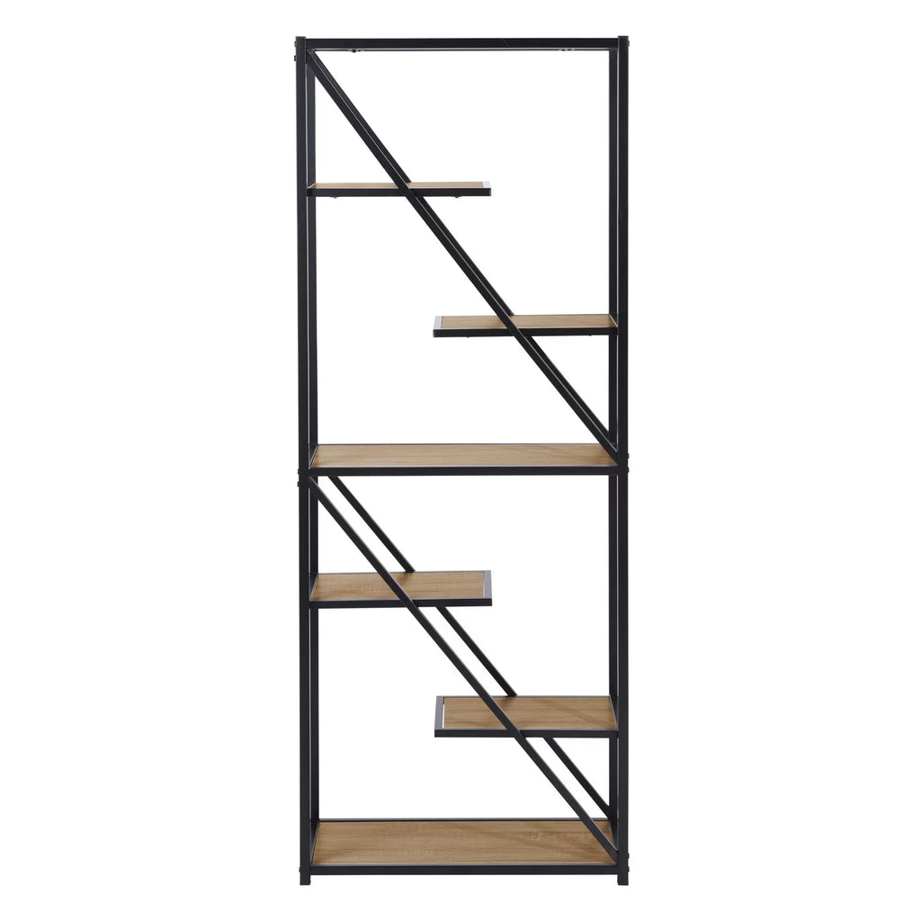 6-Tier Wood Storage Shelf Bookcase K102