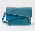 Teal Leather Crossbody H49892