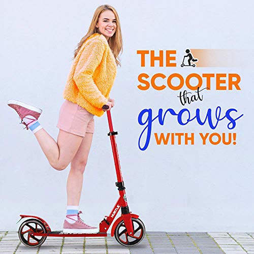 Electric Scooter, 350W/500W Motor, 30 Miles Range, 18 Mph Top Speed, 10'' Tires, Dual Braking M324531