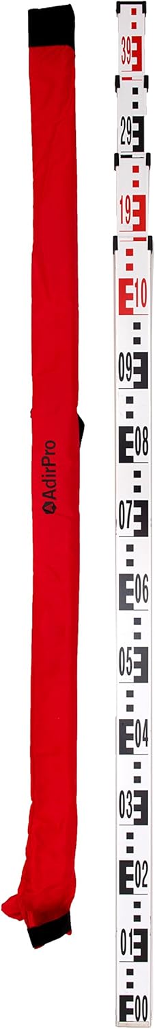 3 Meter Dual Sided Aluminum Telescopic Grade Rod with Carrying Case Z518453