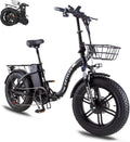 2000W Folding Electric Bike with 48V 23AH Removable Battery 20''x 4.0 Fat Tire Q8983
