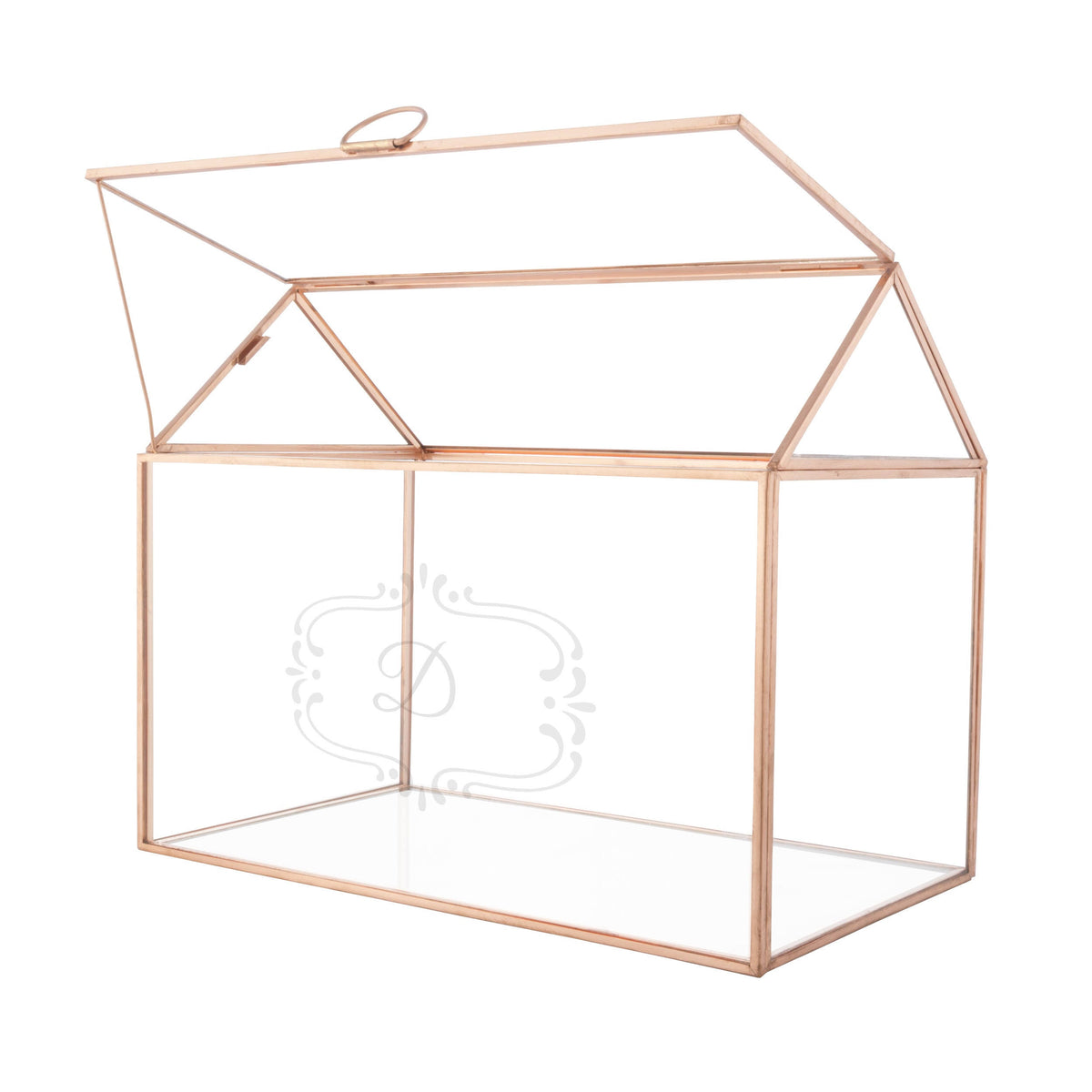 Personalized Glass Terrarium Gift Card Holder U9216