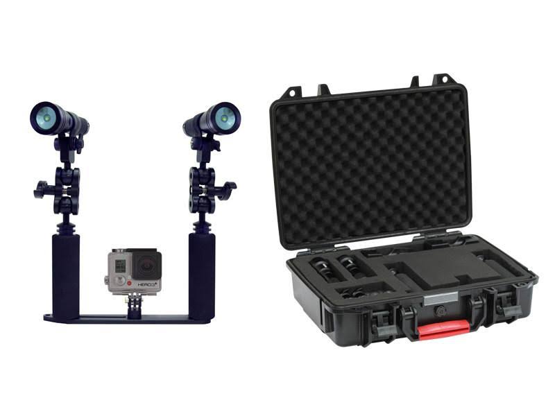 Dive Lights Video Light & Tray Kit with Hard Case B12712