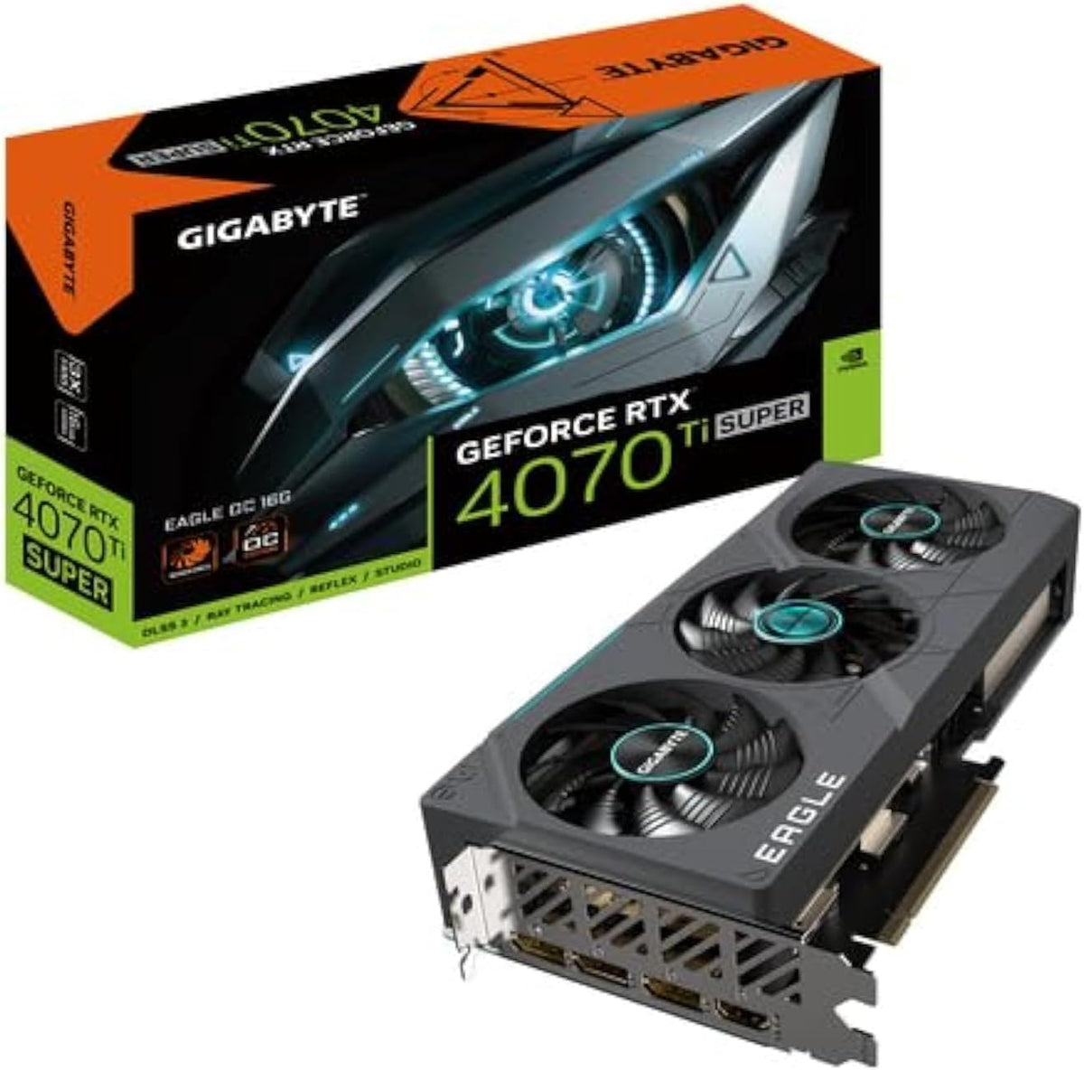16GB GDDR6X GeForce RTX 4070 Ti SUPER Graphics Card D17555