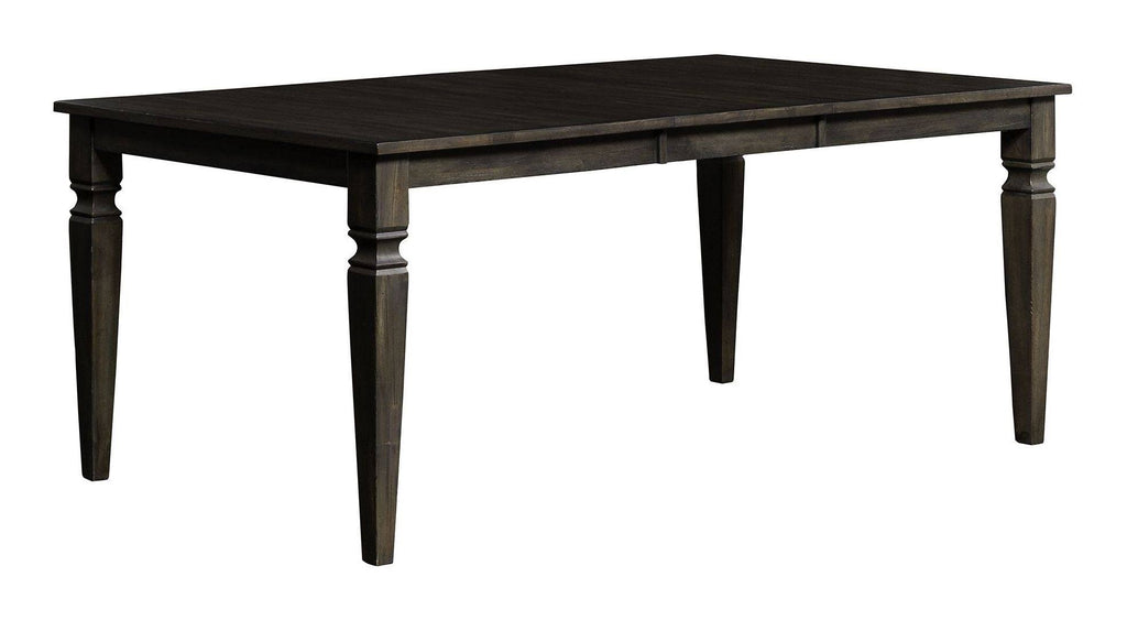 Dark Gray Leg Table with Butterfly Leaf N6366