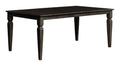 Dark Gray Leg Table with Butterfly Leaf N6366