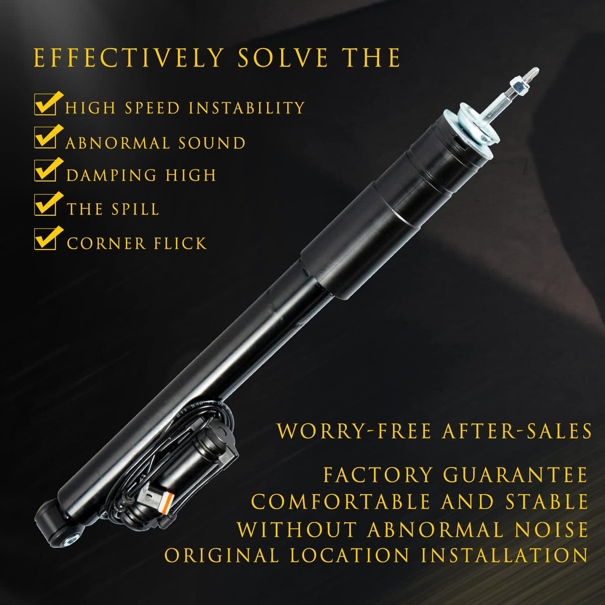 Rear Air Suspension Bare Strut Assembly Shock Absorber with Electronic Control F385200