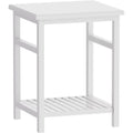 White Bamboo Nightstand E2227