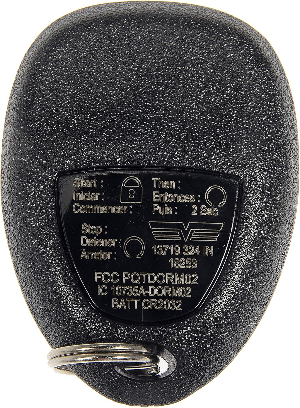 Keyless Entry Remote 4 Button Pack of 2 U87930